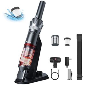 Cordless Portable Handheld Vacuum Cleaner: Mini Small Lightweight Powerful Dust Buster Vac Compact Hand Held Vacuuming Rechargeable for Home Car