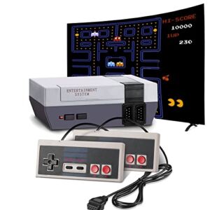 Retro Game Console – Classic Mini Retro Game System Built-in 620 Games and 2 Controllers, 8-Bit Video Game System with Classic Games, Old-School Gaming System for Adults and Kids