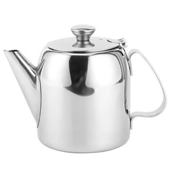 Coffee Pot Teapot Stainless Steel Tea Kettle Cold Water Jug Short Spout Pour Over for Home Kitchen Hotel Restaurant(20oz) | The Storepaperoomates Retail Market - Fast Affordable Shopping