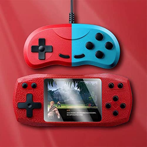 Acuvar Retro Handheld Video Game Console with 620 Classic Games, Micro USB Rechargeable, 3 Inch LCD Screen, MultiPlayer and TV Support. Includes TV Connection and Extra Remote for Boys Girls (Red) | The Storepaperoomates Retail Market - Fast Affordable Shopping