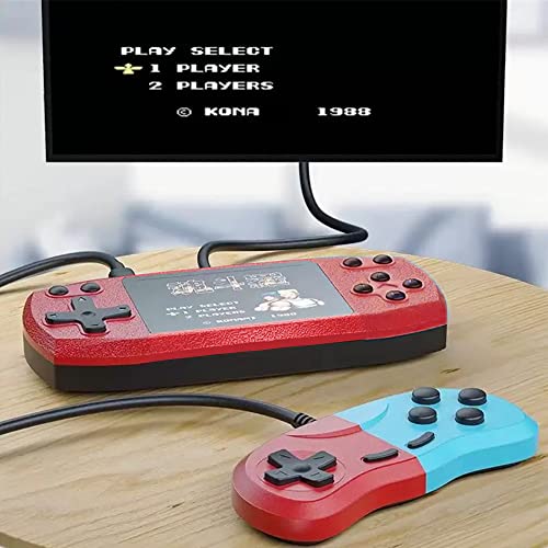 Acuvar Retro Handheld Video Game Console with 620 Classic Games, Micro USB Rechargeable, 3 Inch LCD Screen, MultiPlayer and TV Support. Includes TV Connection and Extra Remote for Boys Girls (Red) | The Storepaperoomates Retail Market - Fast Affordable Shopping