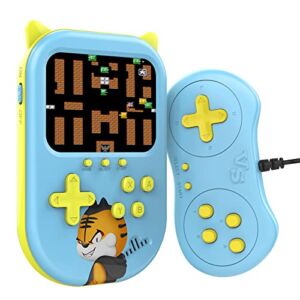 YOUTUOY Portable Retro Handheld Game Console for Kids, 3.5 inches Large Screen, 5000mAh Rechargeable Battery Support for Connecting TV and Two Players