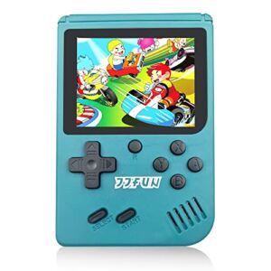 JJFUN Retro Handheld Games for Kids, 8 Bit Retro 365 Classic Games 3.0″ LCD Screen Portable Video Game Player Support TV Output Electric Learning Toys for Boys Girls Ages 4-12 (Green)…