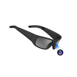 OhO 32G Camera Glasses,24M Resolution H.265 1080P Smart Glasses with UV400 Sunglasses Lens for Outdoor Sport