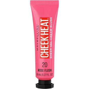 Maybelline Cheek Heat Gel-Cream Blush Makeup, lightweight, Breathable Feel, Sheer Flush Of Color, Natural-Looking, Dewy Finish, Oil-Free, Rose Flush, 1 Count | The Storepaperoomates Retail Market - Fast Affordable Shopping