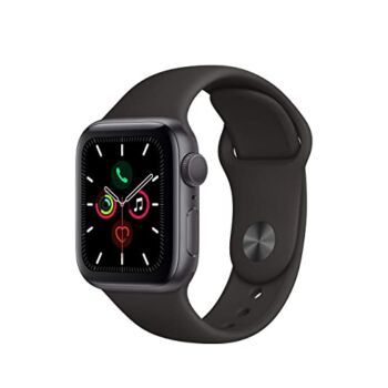 Apple Watch Series 5 (GPS, 40MM) – Space Gray Aluminum Case with Black Sport Band (Renewed) | The Storepaperoomates Retail Market - Fast Affordable Shopping