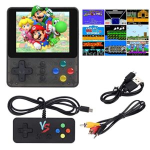 HAndPE Handheld Game Console, Retro Super Mini Game Player 500 Classical FC Games 3-Inch Color Screen Support for Connecting TV & Two Players 1020mAh Rechargeable Battery Present for Kids and Adult
