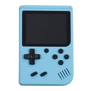 Retro Handheld Game Console Video Game Console 400 Classical FC Games 3.0-Inch Screen Rechargeable Battery TV Connection and Two Players (Blue)