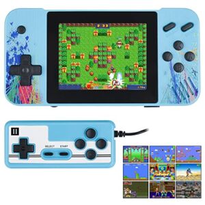 Handheld Game Console, 800 Classic FC Retro Game with 3.5″ LCD Screen, Portable Video Games, 1200mAh Rechargeable Battery, Support to Connect TV & 2 Players