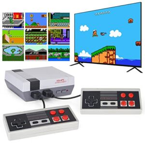 HAndPE Retro Classic Mini Game Console Childhood Game Consoles Built-in 621 Game(Some are Repeated) Dual Control 8-Bit Handheld Game Player for TV Video Bring Happy Childhood Memories(HDMI)