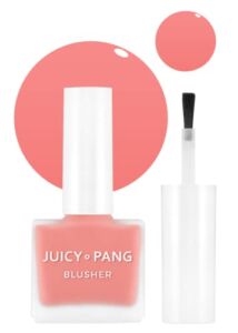 A’PIEU JUICY-PANG WATER BLUSHER (PK04 – Dewey Grapefruit Pearl) – Korean Liquid Blush For Cheeks K Beauty Makeup