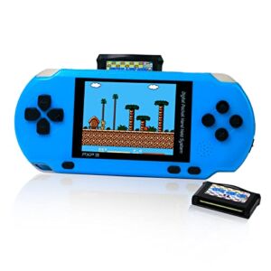 Handheld Game Console for Kids, Retro Game Console Adults Large Screen Built-in 288 HD Electronic Games Portable Video Support Connecting TV with Battery 2 Game Cartridges for Birthday Gift