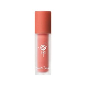 Sunlucky Blush Liquid – Nude Makeup Moisturizing and Brightening Rouge Cream Face Make-Up Pigmented Natural-Looking, 03 Rose Black Tea