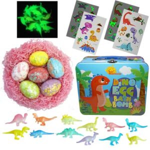 NAVANA Bath Bomb Gift Sets – Rainbow Bath Bomb, Dinosaur Bath Bomb, Galaxy Bath Bombs – Special Birthday Gifts Bathbomb Surprise for Kids