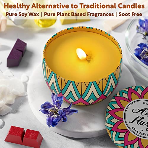 ASH & HARRY (US Based Company Premium Soy Candle Making Kit – Full Set – Big Glass Jars & Tins Soy Wax for Candle Making – DIY Starter Candles Making Kits for Adults – Scented Candle Maker Supplies | The Storepaperoomates Retail Market - Fast Affordable Shopping