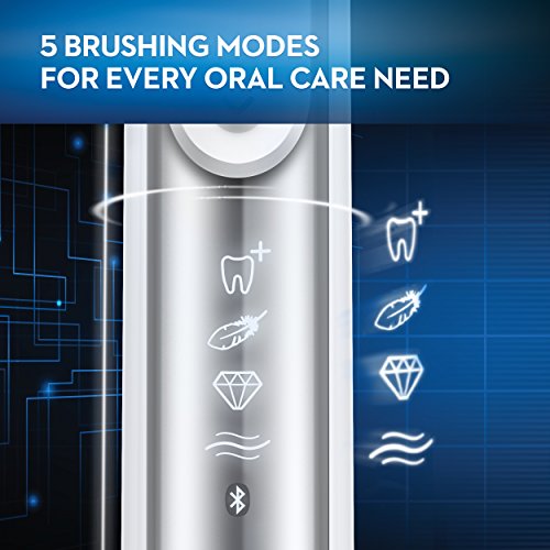 Oral-B Pro 5000 Smartseries Power Rechargeable Electric Toothbrush with Bluetooth Connectivity, Black Edition | The Storepaperoomates Retail Market - Fast Affordable Shopping