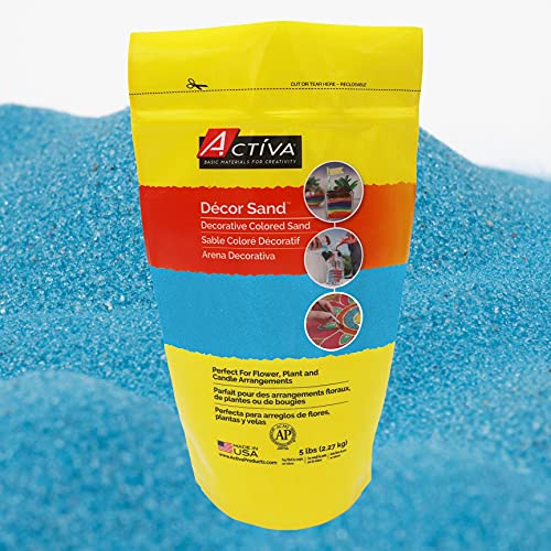 ACTIVA Decor Sand, 5-Pound, Light Blue,4555 | The Storepaperoomates Retail Market - Fast Affordable Shopping