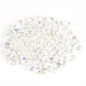 Acrylic Crystal Diamond, 1000PCS Acrylic Beads Vase Filler Table Centerpiece Wedding Bridal Shower Decorations 4.5mm (Colorful)