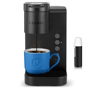 Keurig K-Express Essentials K25 Single Serve K-Cup Pod Coffee Maker, Black – 3 Cup Sizes 6, 8, & 10oz, 36 OZ Removable Reservoir – BROAG Random Color Water Bottle