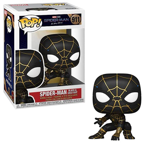 Funko POP Marvel: Spider-Man: No Way Home – Spider-Man in Black and Gold Suit, 3.75 inches, (56827) | The Storepaperoomates Retail Market - Fast Affordable Shopping