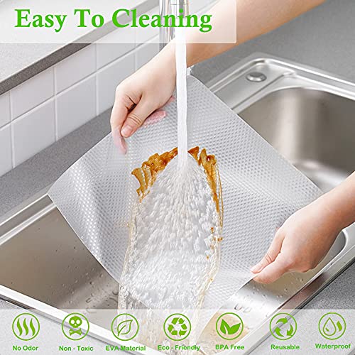 Cabinet Liners Non Slip Waterproof Clear Kitchen Drawer Shelf Liner 17.5 Inch X 20 FT Non Adhesive Mat for Fridge, Dresser, Wire Shelf, Toolbox , Cupboard, Pantry, Storage and Desk | The Storepaperoomates Retail Market - Fast Affordable Shopping