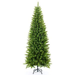 Artificial Christmas Tree,Classic Kingswood Fir Pencil Tree 5/6/7 FT (7.5FT)