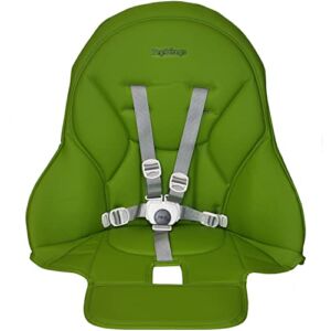 Peg Perego Siesta high Chair Replacement Upholstery with seat Belt, Mela (Green)