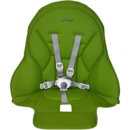 Peg Perego Siesta high Chair Replacement Upholstery with seat Belt, Mela (Green) | The Storepaperoomates Retail Market - Fast Affordable Shopping