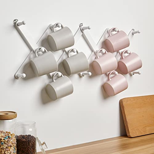 BSFHH Wooden Wall Hanger Expandable Coat Rack Accordion Design 14 Peg Hooks for Hanging Storage Clothes, Hats,Caps,Scarves,Purses,Mug,Towels,Umbrella,Accessories,Mugs,X Shape | The Storepaperoomates Retail Market - Fast Affordable Shopping