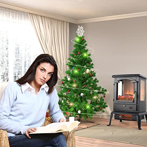 Selectric Electric Fireplace Heater with Remote,22.4″ Freestanding Portable Infrared Fireplace Heater Stove with 3-Sides Realistic Flame for Indoor Use, Overheating and Tip-Over Safety,1000W/1500W | The Storepaperoomates Retail Market - Fast Affordable Shopping