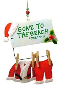 Cape Shore Santa Gone to The Beach Christmas Ornament (Regular)
