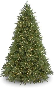National Tree Company ‘Feel Real’ Pre-lit Artificial Christmas Tree Includes Pre-strung White Lights Jersey Fraser Fir – 7.5 ft