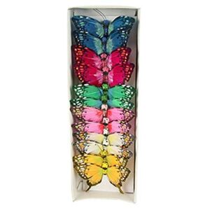 Shinoda Design Center 0165500129 Piece Decor, 3″, Assorted 3″ Butterfly Asst Décor 12/Box, 3″
