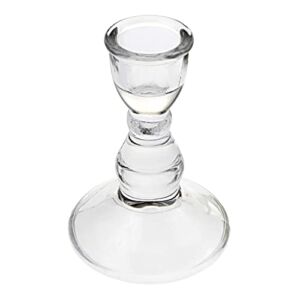 12 Pack: 3.5″ Glass Taper Candle Holder by Ashland®