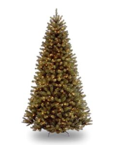 National Tree Company Pre-Lit Artificial Full Christmas Tree, Green, North Valley Spruce, Dual Color LED Lights, Includes Stand, 7.5 Feet