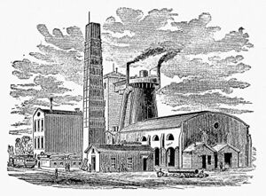 Kentucky Factory 1876 Nthe Ashland Furnace And Coal Works At Ashland Kentucky Wood Engraving 1876 Poster Print by (24 x 36)