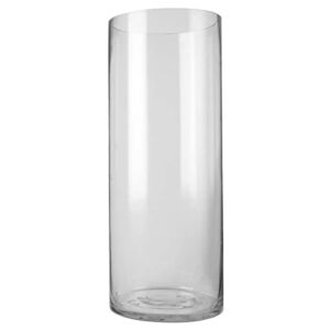 12 Pack: 18″ Cylinder Glass Vase by Ashland®