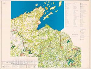 Historic Pictoric Map : Bayfield, Ashland & Iron Counties, Wisconsin 1964 1, Landscape Resource Inventory Wisconsin, Antique Vintage Reproduction : 58in x 44in