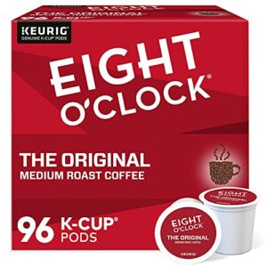 Eight O’Clock Coffee The Original, Single-Serve Keurig K-Cup Pods, Medium Roast Coffee Pods, 96 Count ( 24 Count x 4)