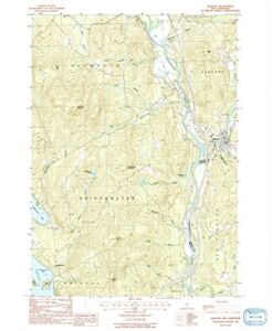 1987 Ashland, NH – New Hampshire – USGS Historical Topographic Map : 44in x 55in