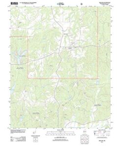 2012 Ashland, MS – Mississippi – USGS Historical Topographic Map : 44in x 55in