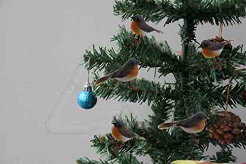 10PCS Robin Bird Christmas Tree Decoration Craft Very Cute Artificial Feather | The Storepaperoomates Retail Market - Fast Affordable Shopping