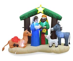 Winter Wonder Lane 6.5′ Inflatable LED Nativity Scene