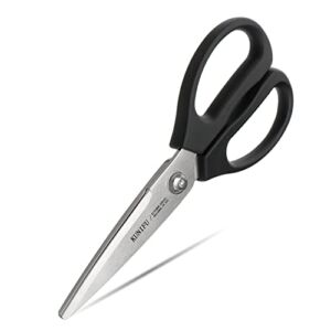 KUNIFU Kitchen Scissors All Purpose Heavy Duty, Kitchen Shears Come Apart Dishwasher Safe, Ultra Sharp Stainless Steel Kitchen Gadgets, Cooking Cutter for Chicken, Meat, Poultry, Fish, Herbs, Grape