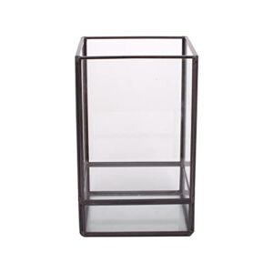 6 Pack: 6.5″ Square Glass Candle Terrarium by Ashland®