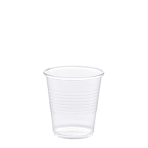 [100 Pack] 3 oz. Clear Plastic Cups, Small Disposable Bathroom, Mouthwash Polypropylene Cups | The Storepaperoomates Retail Market - Fast Affordable Shopping