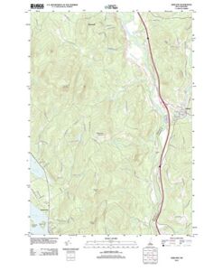 2012 Ashland, NH – New Hampshire – USGS Historical Topographic Map : 44in x 59in