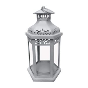 6 Pack: 10.5″ White Metal Lantern by Ashland®
