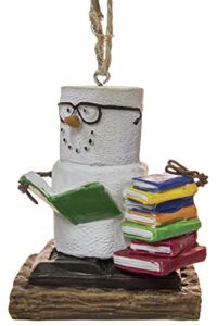 Midwest-CBK S’Mores Book Lovers Book Nerd Christmas/Everyday Ornament Decoration