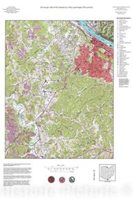 Historic Pictoric Map : Oil and Gas Wells of The Ashland Quadrangle [Revised bi-Weekly], 2006 Cartography Wall Art : 29in x 44in